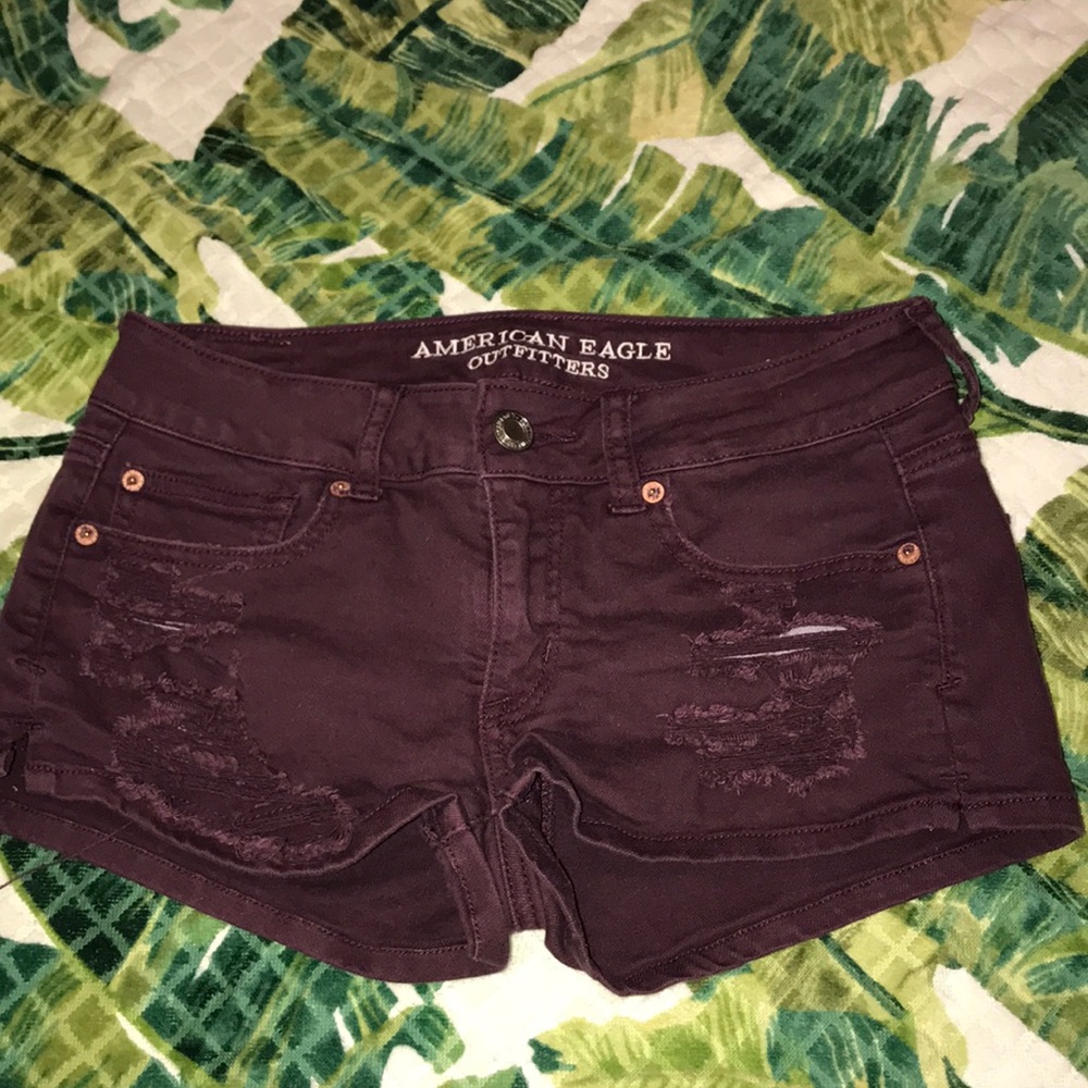 American eagle ripped Jean short